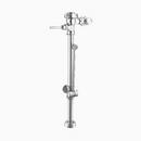 1.6 gpf Exposed Manual Bedpan Washer Flushometer in Polished Chrome