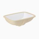 21-5/8 x 15-3/4 in. Vitreous China Undermount Rectangular Lavatory Service Sink in White