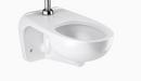 1.1 gpf Elongated Wall Mount Toilet in White