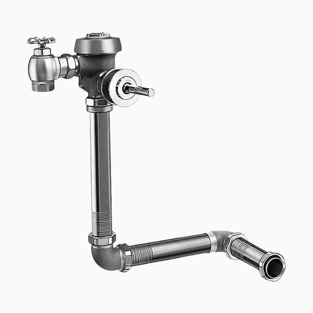 Sloan Valve Rough Brass 1.28 gpf Concealed Manual Flushometer 