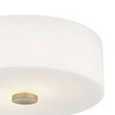 Mitzi Aged Brass 4-1/2 x 11-3/4 in. 60W 2-Light Incandescent Flush Mount Ceiling Fixture 