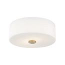Mitzi Aged Brass 4-1/2 x 11-3/4 in. 60W 2-Light Incandescent Flush Mount Ceiling Fixture 