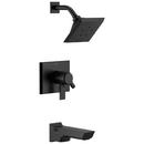 Delta Faucet Matte Black Two Handle Multi Function Bathtub & Shower Faucet (Trim Only) 