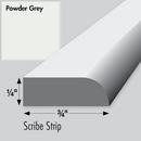 Strasser Powder Grey Scribe 3/4 x 1/4 x 36 in. 