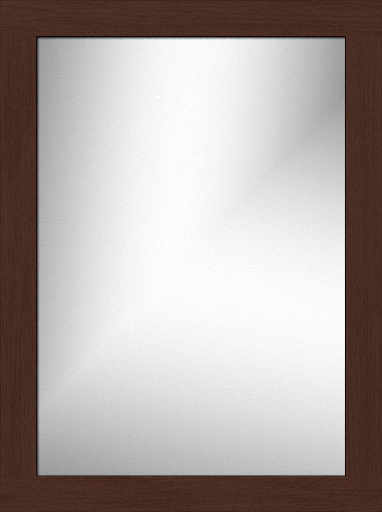 Strasser Chocolate Oak Framed Wall Mirror in Chocolate Oak 