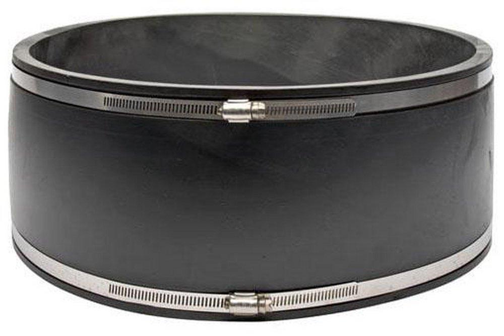 Fernco Clamp Plastic Coupling with Stainless Steel Band 