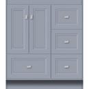 Satin Silver 30 X 21 X 34.5 MONTLAKE VANITY OGEE MITER SAT SILVER RH 