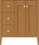 Natural Cherry 30 X 19 X 34.5 NEWHALEM VANITY NH SHAKER/SLAB NAT CHERRY LH 