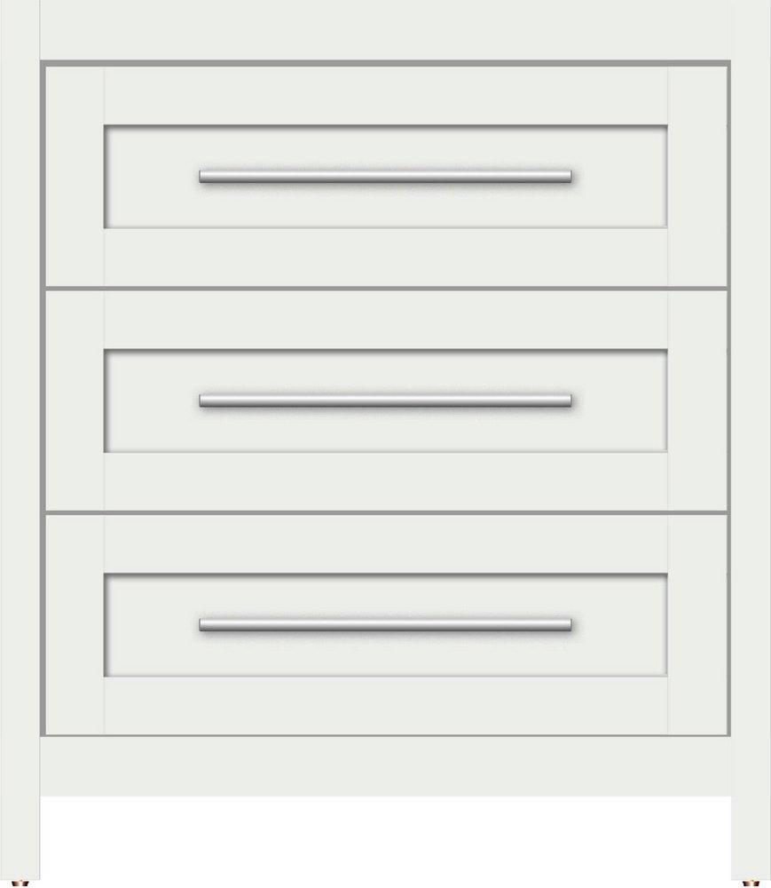 Strasser Powder Grey 30 x 21 x 34-1/2 in. Floor Mount Vanity with 3-Drawer 