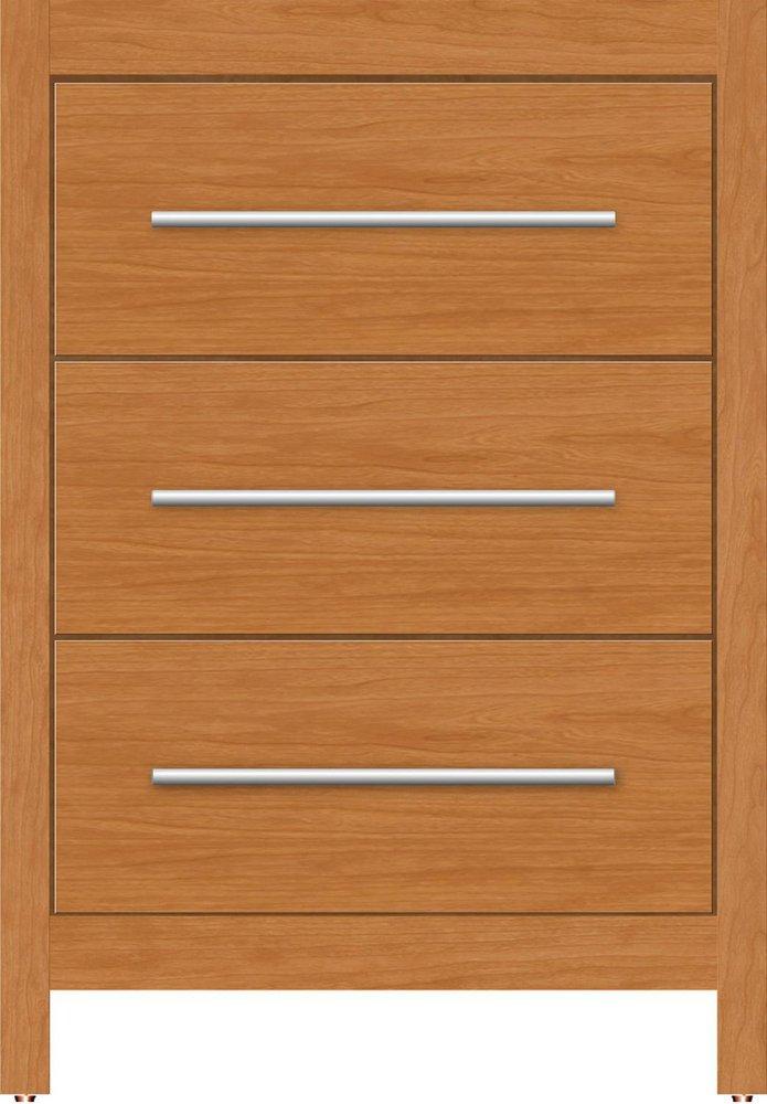 Strasser Natural Cherry 24 x 18 x 34-1/2 in. Floor Mount Vanity with 3-Drawer 