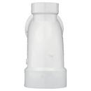 White PVC DWV 90&deg; Long Turn Elbow with 2 