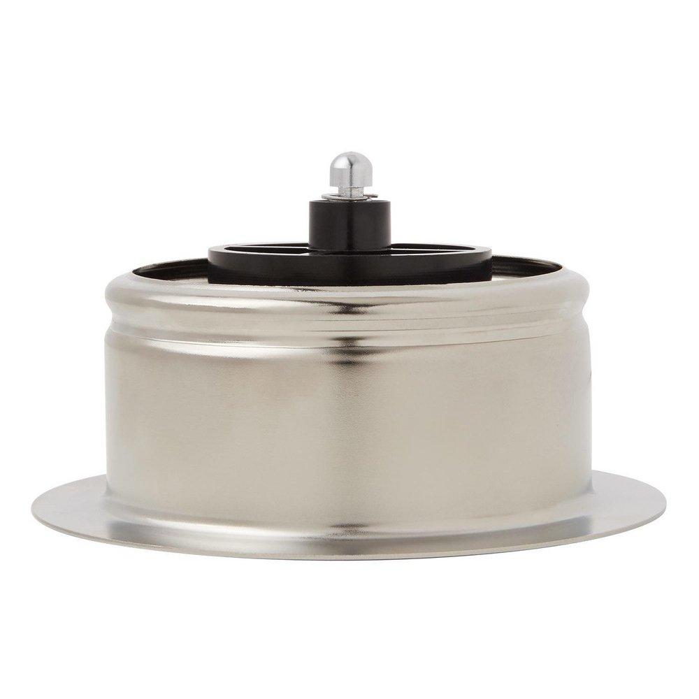 Signature Hardware Polished Nickel Stainless Steel Plastic Disposer Flange 