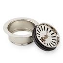 Signature Hardware Polished Nickel Stainless Steel Plastic Disposer Flange 