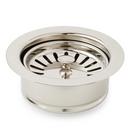 Signature Hardware Polished Nickel Stainless Steel Plastic Disposer Flange 