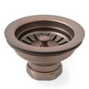 3-1/2 in. Slotted Brass Basket Strainer in Oil Rubbed Bronze