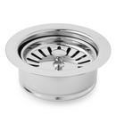 Signature Hardware Polished Chrome Stainless Steel Plastic Disposer Flange 