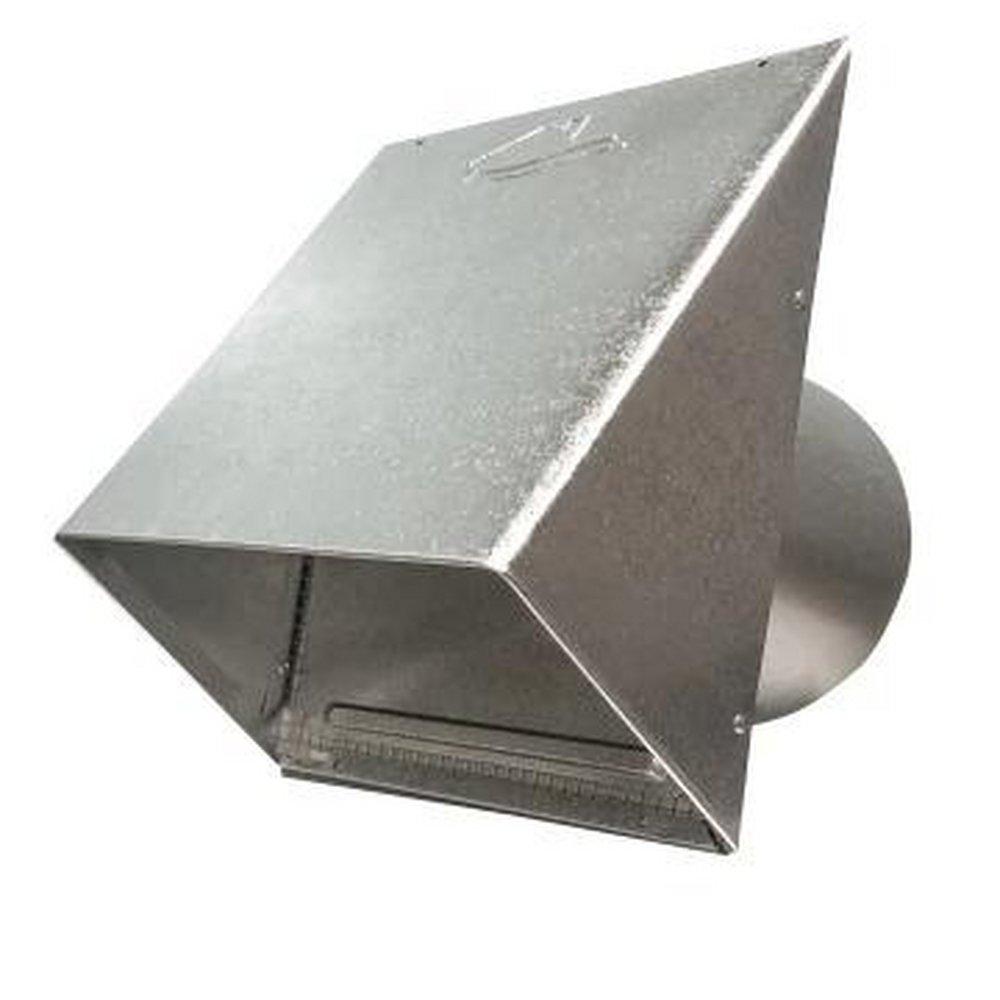 Builder's Best Galvanized Steel Hood with Flapper and Screen 