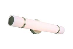 23W 1-Light Integrated LED Vanity Fixture Bath Bar in Satin Nickel