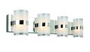 Design House Polished Chrome 4-Light 24W Integrated LED Vanity Light 