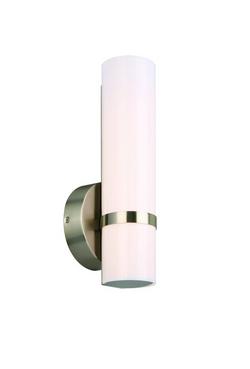 9W 1-Light Integrated LED Vanity Fixture in Satin Nickel