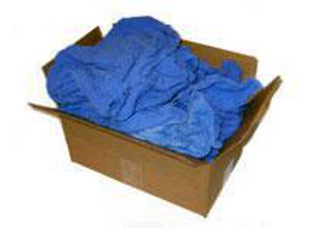 Wipeco Blue 50 lb. Reclaimed Huck Towel 