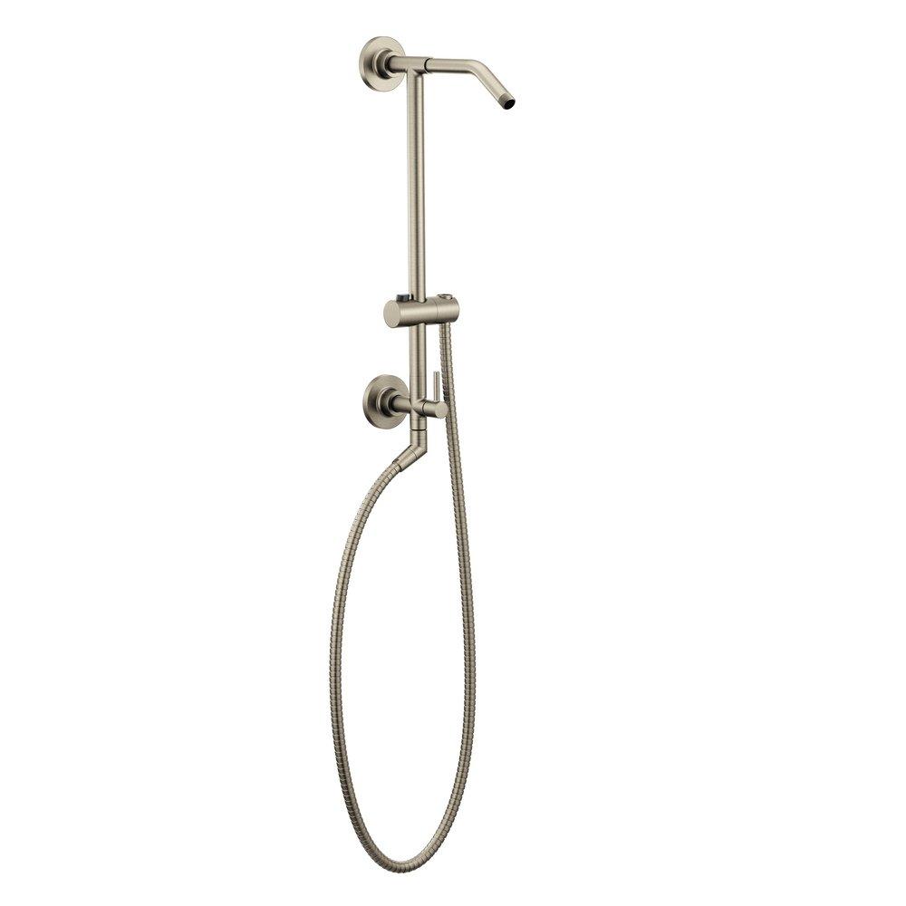 Moen Brushed Nickel Shower Rail 