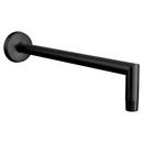 14 in. Shower Arm and Flange in Matte Black