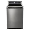 5 cf 8-Setting Mega Capacity Electric Top Load Washer in Graphite Steel