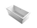 KOHLER White 60-3/16 x 34-1/4 in. Freestanding Bathtub 