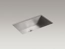 KOHLER Stainless Steel 33 x 22 in. Stainless Steel Single Bowl Dual Mount Kitchen Sink with Sound Dampening 