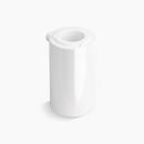 12-1/4 in. Round Pedestal Sink Base in White