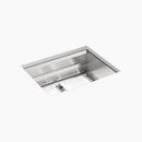 23 in. Undermount Stainless Steel Single Bowl Kitchen Sink