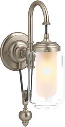 14W 1-Light Medium E-26 Wall Sconce in Vibrant<REG with > Brushed Bronze