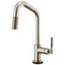 Single Handle Pull Down Kitchen Faucet in Stainless