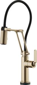 Brizo Luxe Gold Single Handle Pull Down Kitchen Faucet 