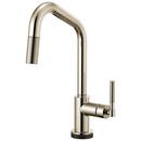 Single Handle Pull Down Kitchen Faucet in Polished Nickel