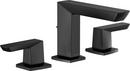 Brizo Matte Black Two Handle Widespread Bathroom Sink Faucet 