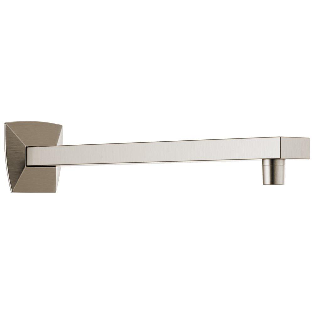 Brizo Luxe Nickel 13 in. Shower Arm and Flange for 87488 Showerhead 