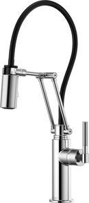 Single Handle Pull Down Kitchen Faucet in Chrome