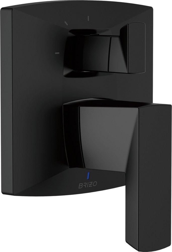 Brizo Matte Black Two Handle Bathtub & Shower Faucet (Trim Only) 