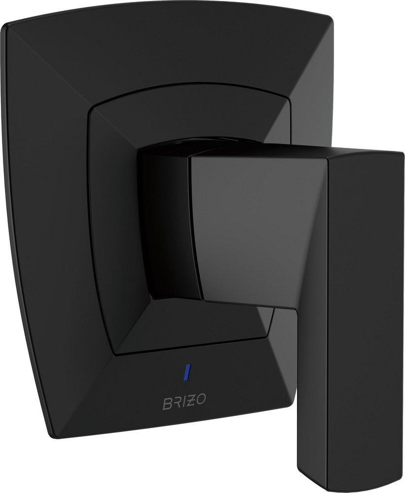 Brizo Matte Black Single Handle Bathtub & Shower Faucet (Trim Only) 