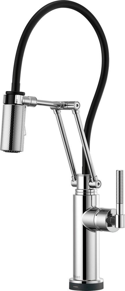Brizo Chrome Single Handle Pull Down Kitchen Faucet 