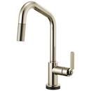 Brizo Polished Nickel Single Handle Pull Down Kitchen Faucet 