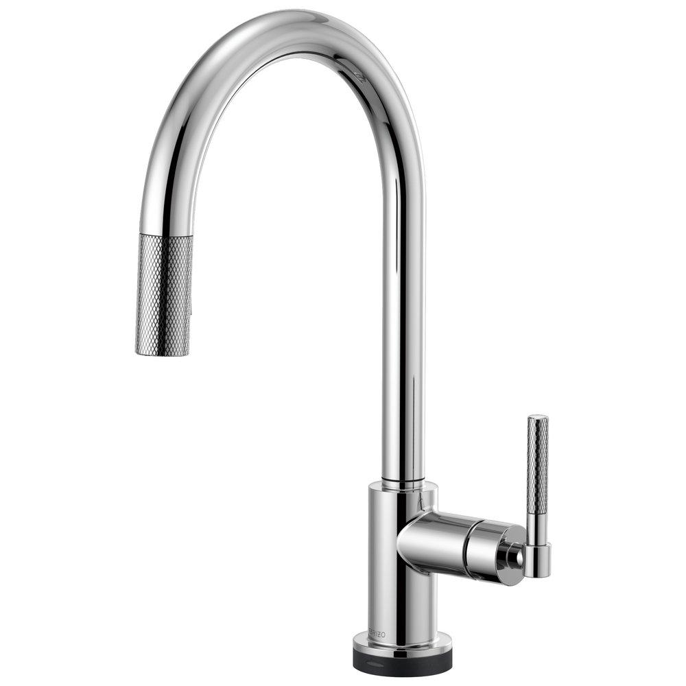 Brizo Chrome Single Handle Pull Down Kitchen Faucet 