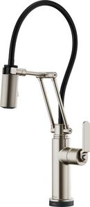 Single Handle Pull Down Kitchen Faucet with Touch Activation in Brilliance® Stainless