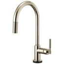Brizo Polished Nickel Single Handle Pull Down Kitchen Faucet 