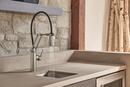 Brizo Brilliance Stainless Single Handle Pull Down Kitchen Faucet 