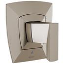 Brizo Luxe Nickel Thermostatic Valve Trim with Single Lever Handle 