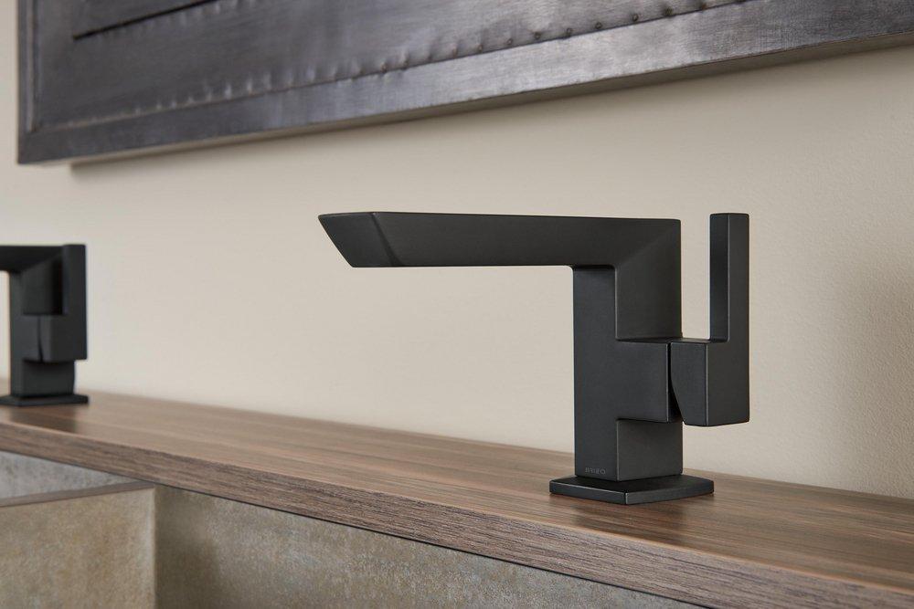 Brizo Matte Black Single Handle Centerset Bathroom Sink Faucet 