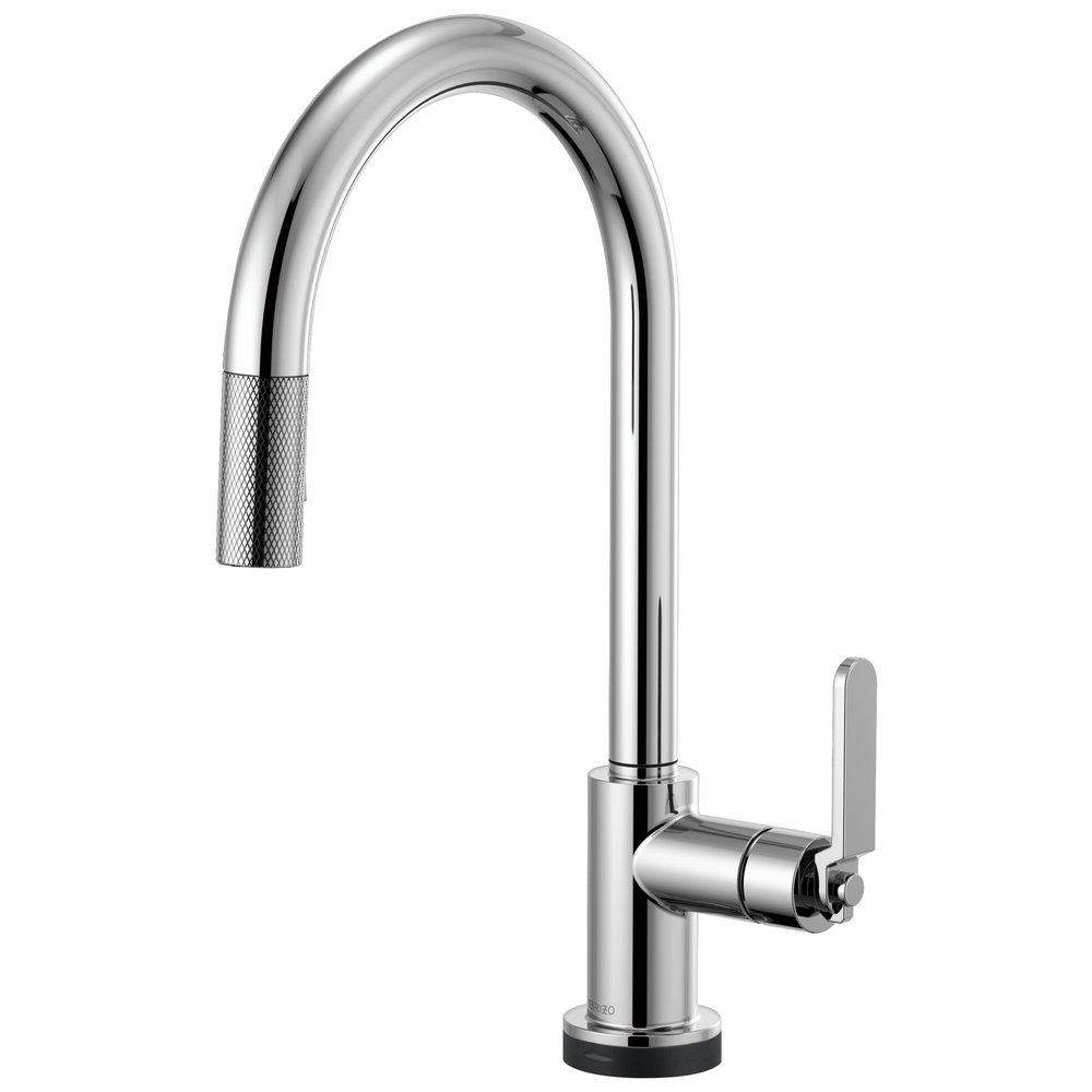 Brizo Chrome Single Handle Pull Down Kitchen Faucet 